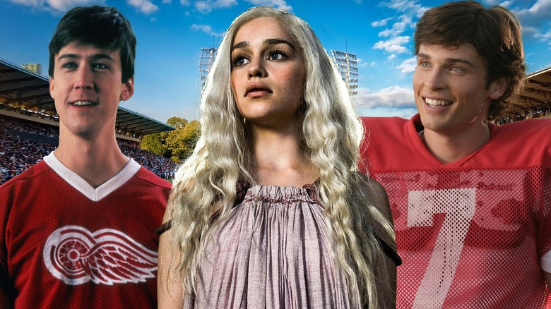 Cameron Frye in "Ferris Bueller's Day Off," Daenerys Targaryen in "Game of Thrones," and Clark Kent in "Smallville"