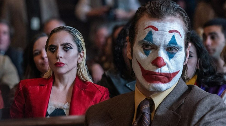 Harley Quinn and Arthur in court in "Joker: Folie a Deux" (2024)