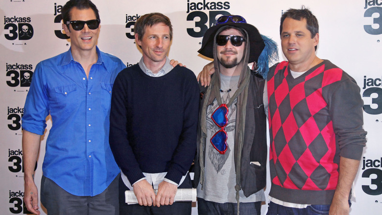 Johnny Knoxville, Spike Jonze, Bam Margera and Jeff Tremaine