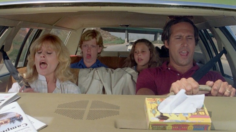 The Griswold family on their road trip in National Lampoon's Vacation