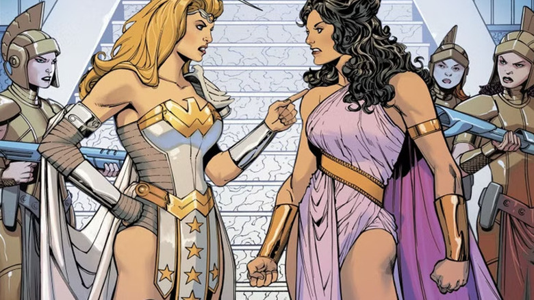 Queen Hippolyta and Artemis arguing