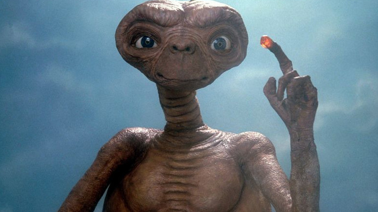 E.T. smiling in "E.T.: The Extra-Terrestrial"