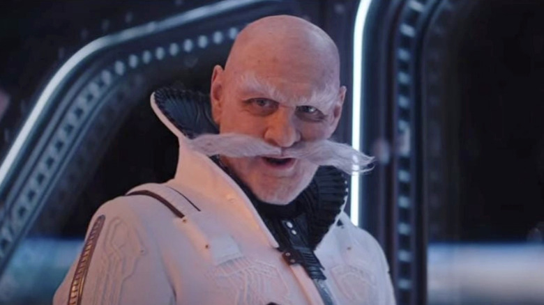 Gerald Robotnik scheming in "Sonic the Hedgehog 3" (2024)