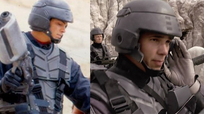 A combat soldier in Power Rangers Lost Universe (1999) and Starship Troopers (1997)
