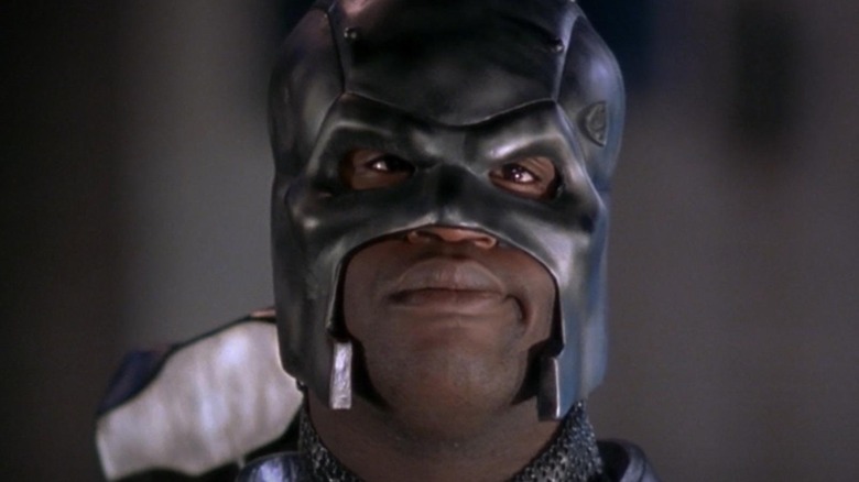 Steel staring down villains in "Steel" (1997)