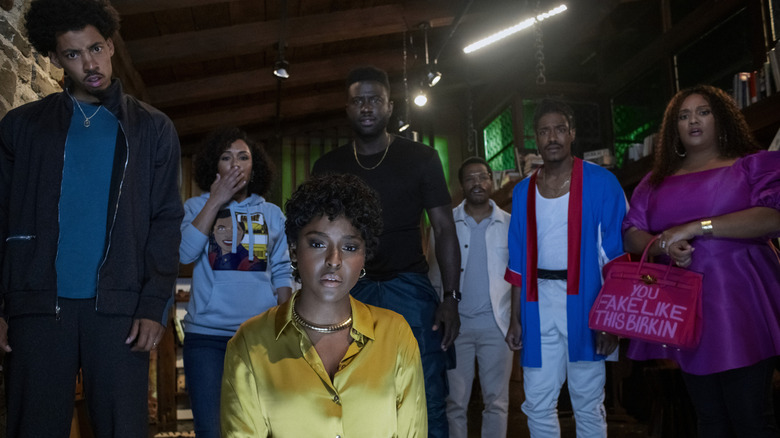 The crew learns something horrid in "The Blackening"