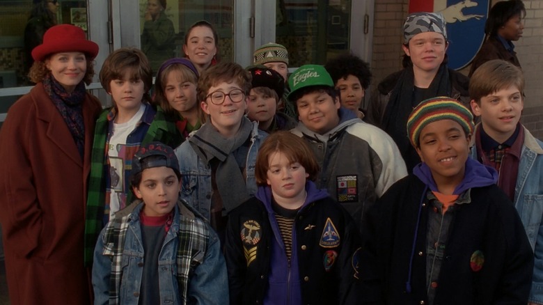 The cast of "The Mighty Ducks" (1992)