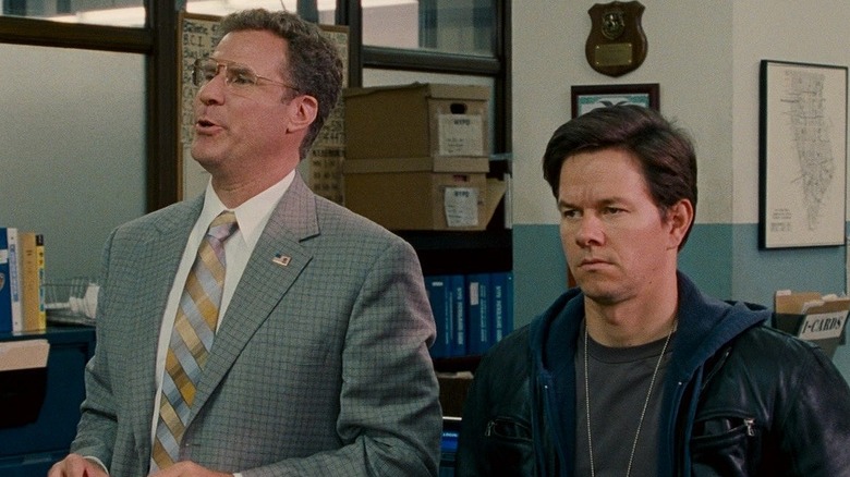 Allan cheering and Terry unhappy in The Other Guys (2010)