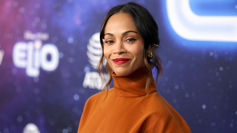 Zoe Saldana on the red carpet
