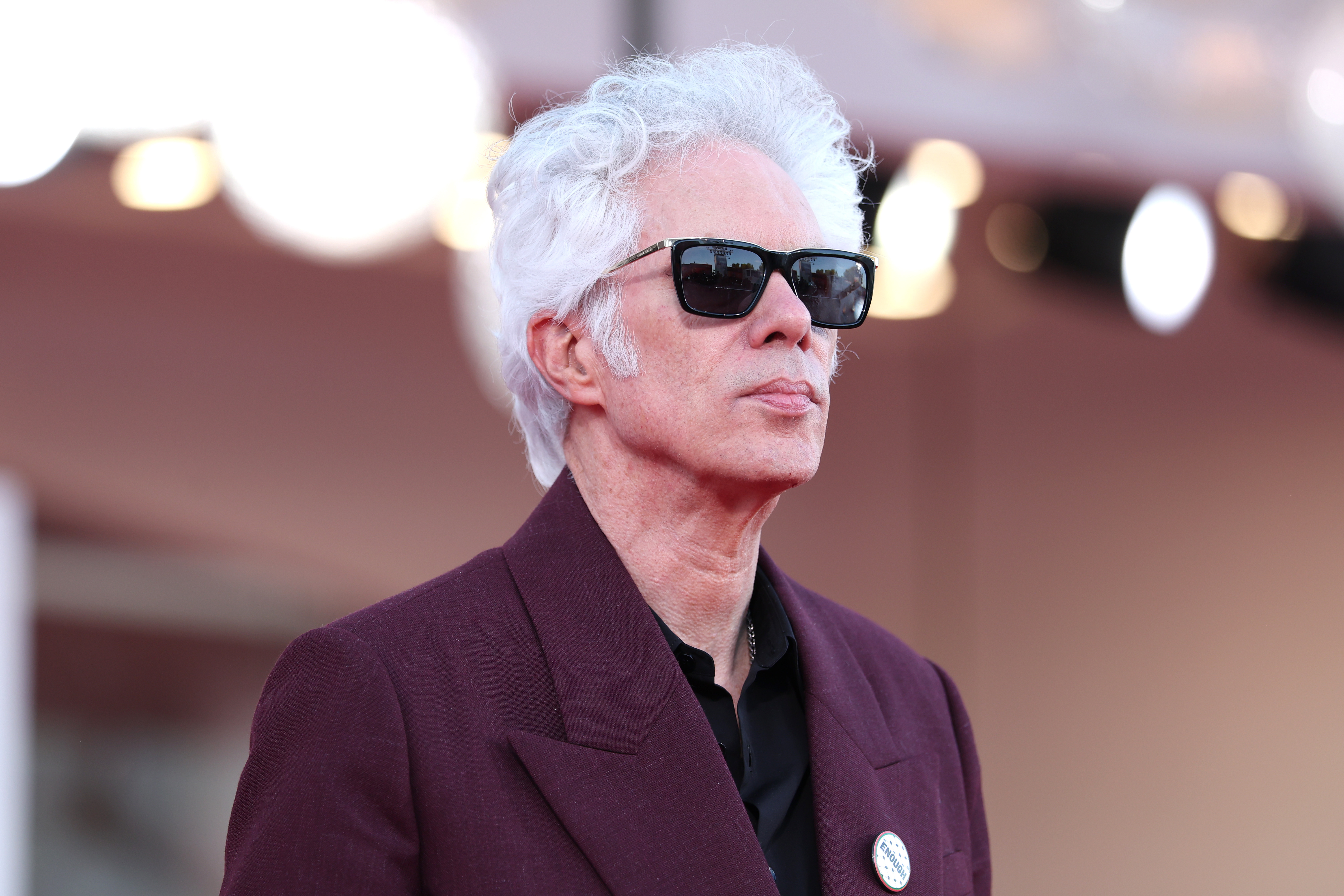 VENICE, ITALY - SEPTEMBER 6: Director Jim Jarmusch during the 2025 Closing Ceremony red carpet during the 82nd Venice International Film Festival on September 6, 2025 in Venice, Italy. (Photo by Gisela Schober/Getty Images)