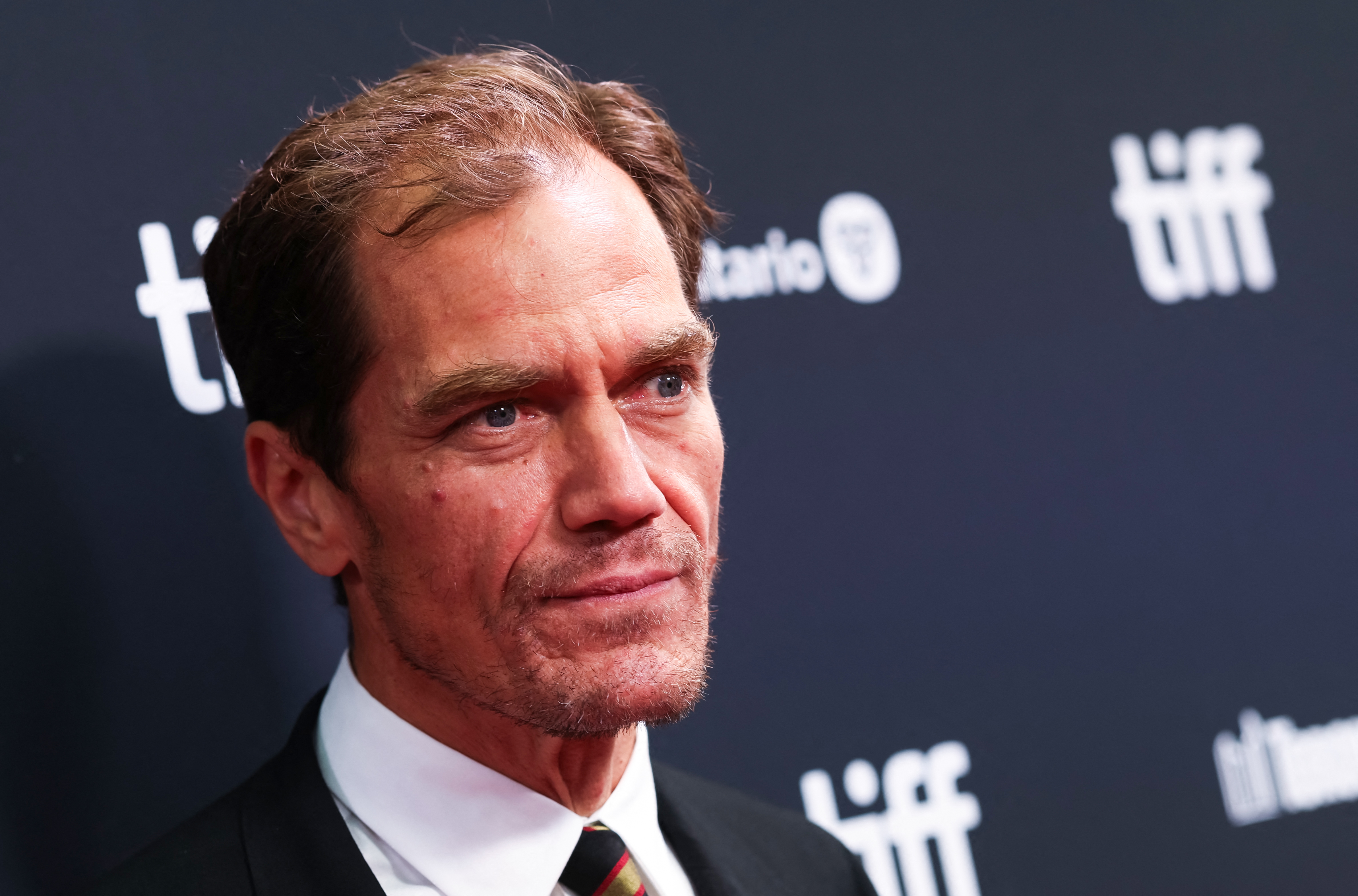 US actor Michael Shannon attends the premiere for "Nuremberg" at Roy Thomson Hall during the Toronto International Film Festival (TIFF) in Toronto, Ontario, on September 7, 2025. (Photo by Cole BURSTON / AFP) (Photo by COLE BURSTON/AFP via Getty Images)
