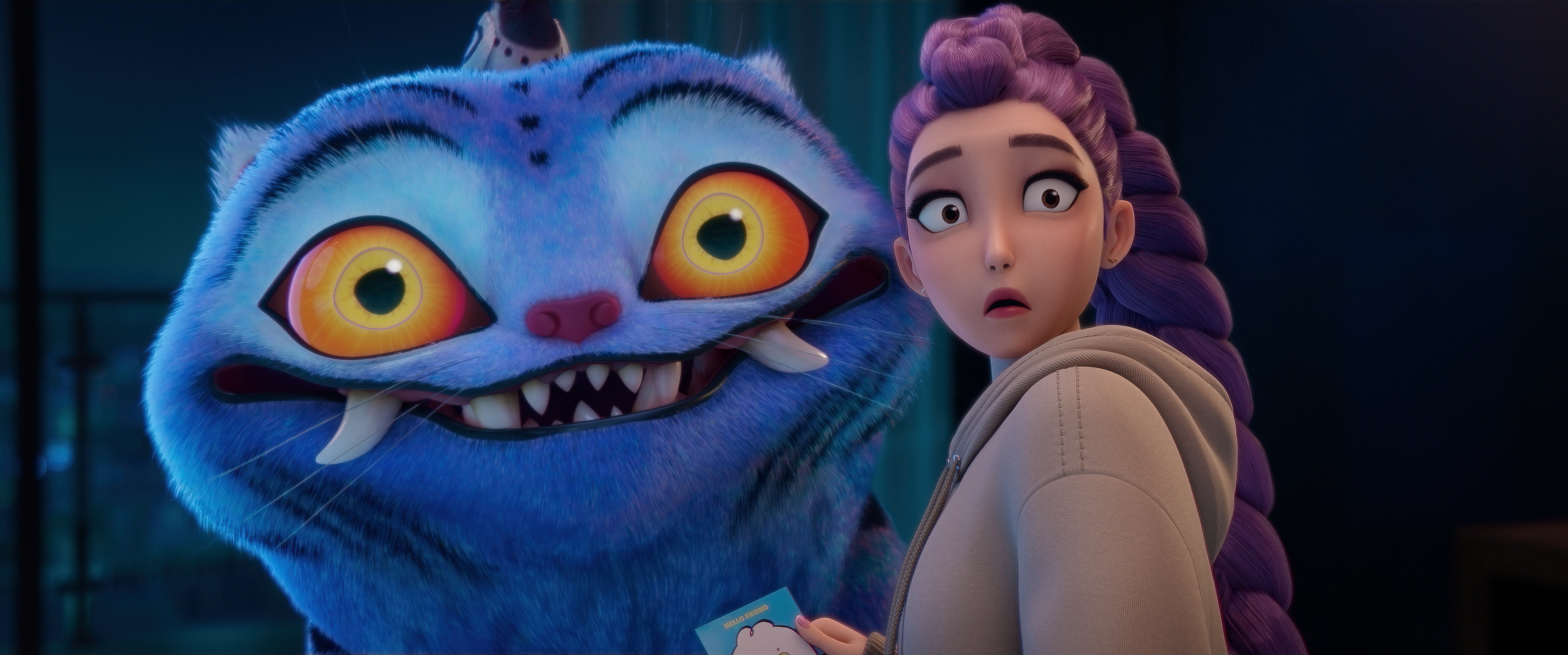 KPOP DEMON HUNTERS - When they aren't selling out stadiums, Kpop superstars Rumi, Mira and Zoey use their secret identities as badass demon hunters to protect their fans from an ever-present supernatural threat. Together, they must face their biggest enemy yet – an irresistible rival boy band of demons in disguise. ©2025 Netflix