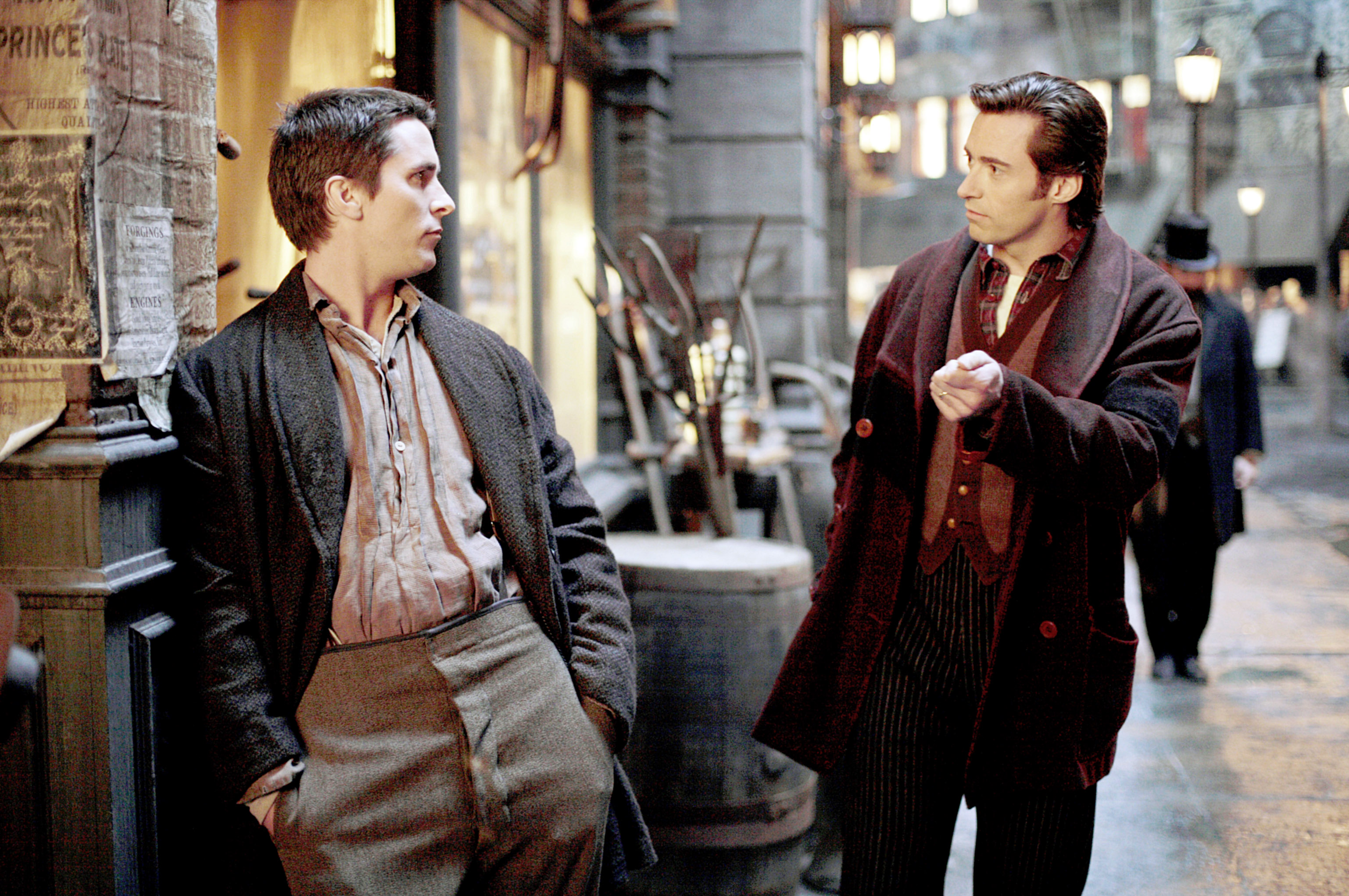THE PRESTIGE, Christian Bale, Hugh Jackman, 2006. ©Touchstone Pictures/courtesy Everett Collection