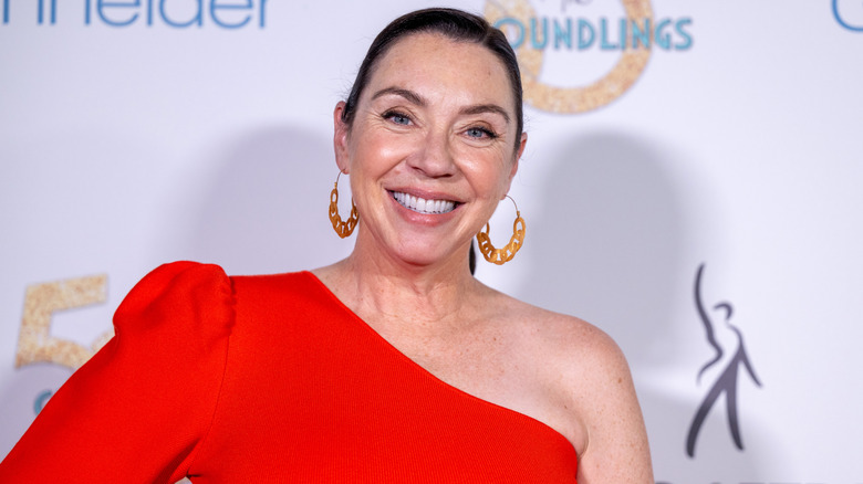 Stephanie Courtney on the red carpet at a Groundlings event in 2025