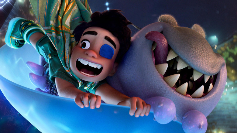 Elio and Glordon partying in "Elio" (2025)