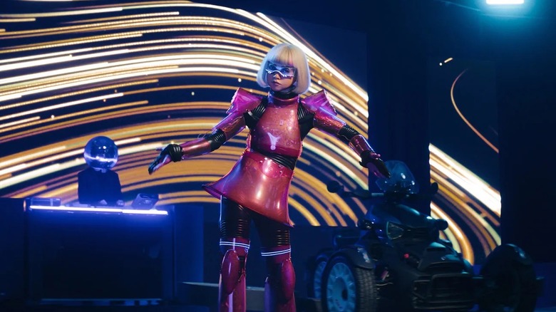 M3GAN doing a little dance for the crowd in "M3GAN 2.0" (2025)