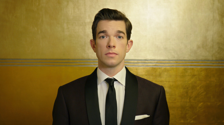 John Mulaney staring at the camera in "John Mulaney: Kid Gorgeous at Radio City" (2018)