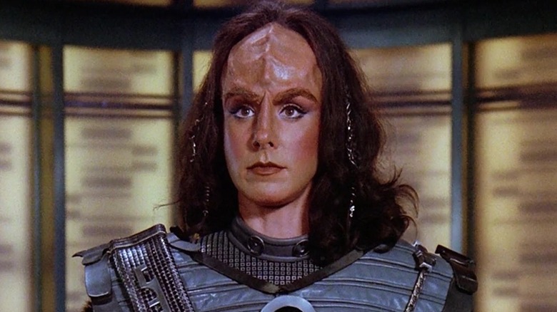 K'Ehleyr wearing armor in Star Trek: The Next Generation
