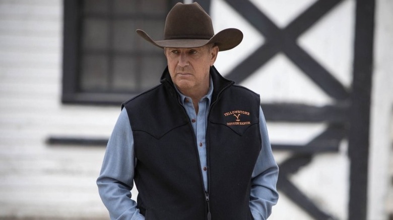 John Dutton at the ranch in Yellowstone
