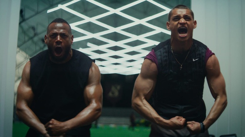 Cam and Isaiah flex in "Him"