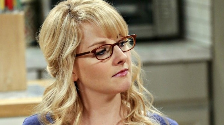 Bernadette looks smug in "The Big Bang Theory"