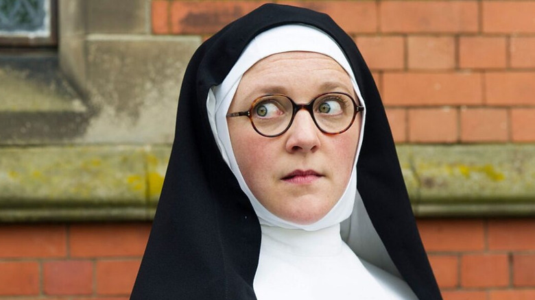 Sister Boniface is not amused in "Sister Boniface Mysteries"